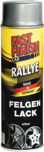 Peinture spécial carrosserie argent jantes - lot de 6 aérosols de 500ml
