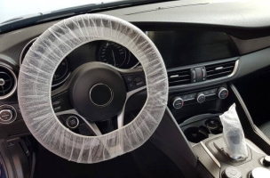 Couvre volant et couvre levier jetables - carton de 50 pcs de chaque