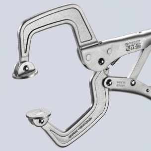 Pince étau à souder 280mm grande ouverture machoires articulées pour carrosserie