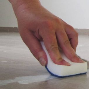 Eponge duo double face bleu et blanc tâches difficiles - lot de 10 pcs