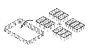 Bac de rétention 120L PE - modulable