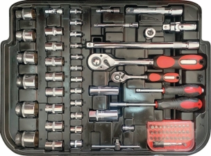 Mallette de dépannage sur roues 133 outils 1/4" - 1/2"