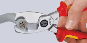 Coupe câble 200mm à double tranchant bi-matière isolée 1000V