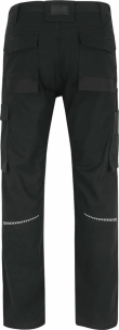 Pantalon de travail multipoches 97% coton noir T42