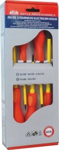 Tournevis électricien isolé 1000V - boîte de 5 pcs