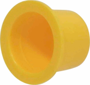 Bouchons coniques - 50,5 - jaune - lot de 250 pcs