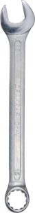 Clé mixte de 15mm tête polie - carte