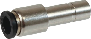 Raccord instantané métallique droit réduction 8-10mm - lot de 10 pcs