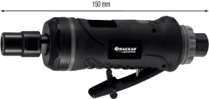 Meuleuse pneumatique droite composite 150mm