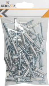 Rivet alu/acier tête plate 6,4x22mm - 50 pcs