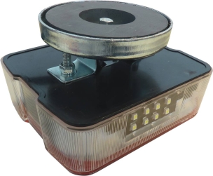 Kit de signalisation arrière LED 12V 12m magnétique - blister