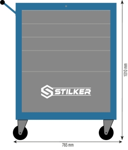 Servante d'atelier 5 tiroirs composée de 160 outils - modules PVC