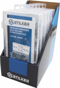 Vis auto-taraudeuses métal de 4,2x12,5mm à 4,8x25mm - 6 coffrets de 200 pcs