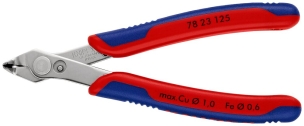 Pince coupante de précision Super Knips® 125mm 60° - Ressort - Bi-matière - Inox