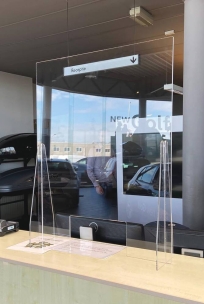 Barrière de protection comptoir ou caisse 700x900mm Barrière de protection comptoir ou caisse 700x900mm