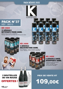 PN N°37 aérosols KARZHAN multifonctions, nettoyant freins, dégrippant