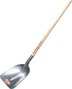 Pelle à grain/à neige en aluminium 2,5mm 340mm avec manche 1,2m