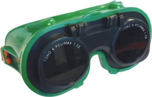 Lunettes de soudage rabattables teinte 6 avec élastique