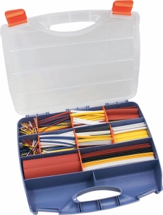 Gaine thermorétractable 2:1 multicolore - Coffret de 590 pcs