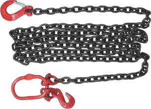 Chaine de remorquage avec crochets 10mm 5m 3T