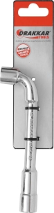 Clé à pipe débouchée 6 pans/6 pans de 12mm - carte