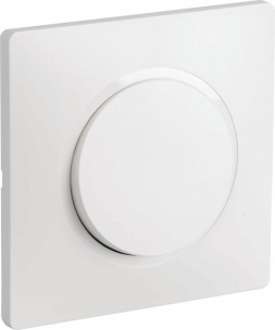 Interrupteur va et vient encastré 230V blanc brillant