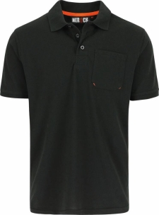 Polo manches courtes noir XXXL
