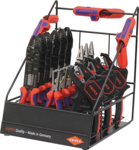 Pinces à sertir/à dénuder/universelles/à dégainer spéciales électricité- présentoir de 18 pcs Pinces à sertir/à dénuder/universelles/à dégainer spéciales électricité- présentoir de 18 pcs