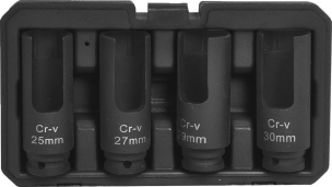 Douille fendue pour tête injecteur diesel - coffret de 4 pcs