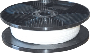 Tresse polypropylène blanche 4mm - bobine présentoir de 150m