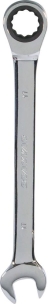 Clé mixte droite à cliquet de 17mm 72 dents - carte