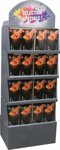 Présentoir de 96 boîtes de gants nitrile orange