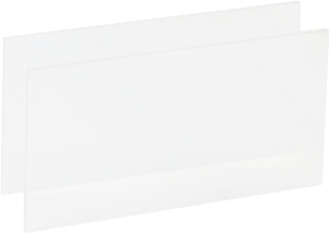 Verre incolore anti adhérent 105x50mm - blister de 2 pcs