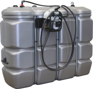 Cuve de stockage AdBlue® PEHD double paroi 2000L avec kit station 230V + pistolet automatique avec compteur K24 + filtre