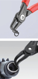 Pince coudée à 90° 130mm pour circlips intérieur 8/13mm