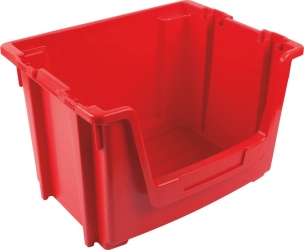 Boîte à bec gerbable rouge 395x500x320mm