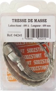 Tresse de masse 600mm - blister
