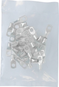Cosse à oeil à souder et à sertir 16mm² M6 - lot de 25 pcs