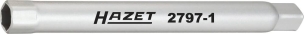 Clé en tube 1/4" pour pare-chocs 6 pans 10mm