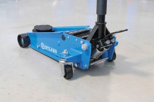 Cric rouleur 3T double piston 120/450mm longueur 640mm