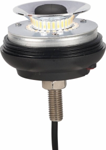 Mini-gyrophare LED flash 12/24V à fixer - présentoir de 12 pcs