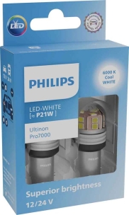 Ampoule STOP 12V P21W LED 6000K - lot de 2 pcs