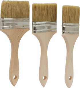 Pinceau plat acrylique 63-76-90mm - lot de 3 pcs