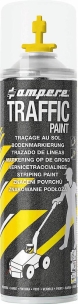 Peinture de traçage de lignes permanent jaune - lot de 12 aérosols 650ml