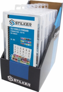 Fusible enfichable mini/standard assortiment - présentoir de 6 coffrets de 252 pcs