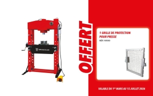 Presse d'atelier manuelle et pneumatique 75T bati soudé