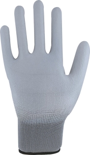 Gants de dextérité enduit PU T10 sur carte - lot de 12 pcs