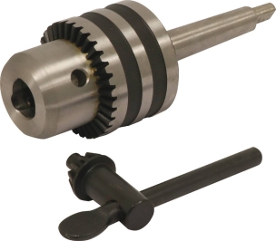 Mandrin à clé de 5-20mm avec cône morse N°2 pour perceuse sur colonne Mandrin à clé de 5-20mm avec cône morse N°2 pour perceuse sur colonne
