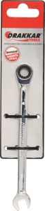 Clé mixte droite à cliquet de 8mm 72 dents - carte
