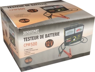 Testeur de batterie 12V 160Ah test de charge/démarrage/alternateur